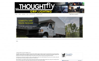thoughtflygripandlighting.com screenshot