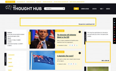 thoughthub.com.au screenshot