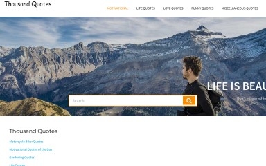 thousandquotes.com screenshot