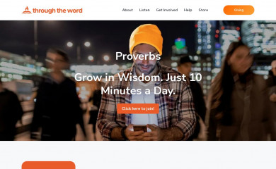 throughtheword.org screenshot