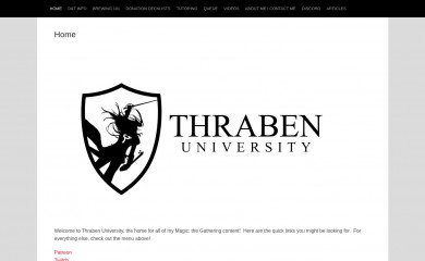 thrabenuniversity.com screenshot