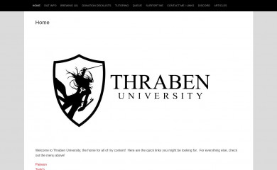 thrabenuniversity.com screenshot