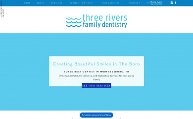 threeriversfamilydentistry.com screenshot