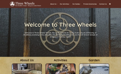 threewheels.org.uk screenshot