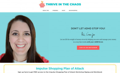thriveinthechaos.com screenshot