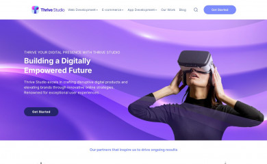 thrivestudioinc.com screenshot