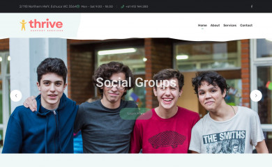 thrivesupportservices.com.au screenshot