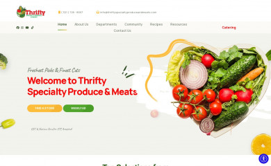 thriftyspecialtyproduceandmeats.com screenshot