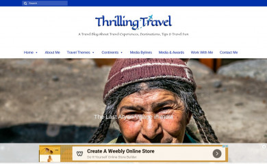 thrillingtravel.in screenshot