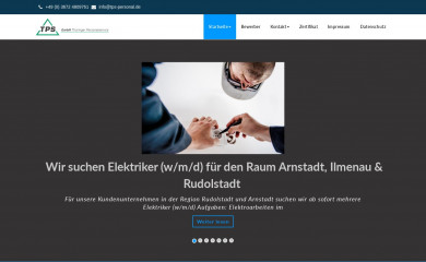 thueringer-personal-service.de screenshot