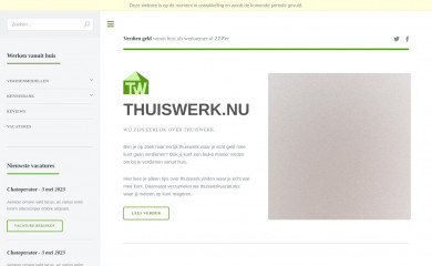 thuiswerk.nu screenshot