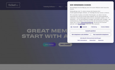 ticket.io screenshot