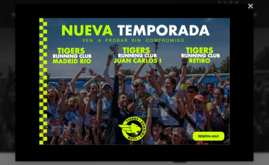 tigersrunningclub.com screenshot