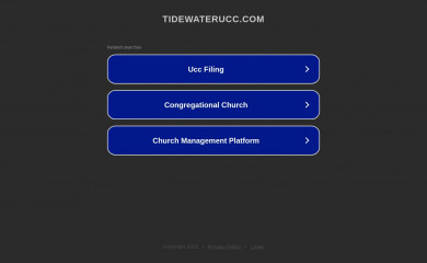 tidewaterucc.com screenshot