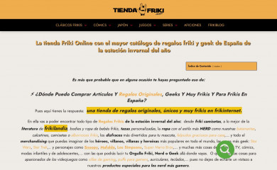 tienda-friki.com screenshot