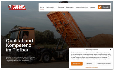 tiefbauvelten.de screenshot