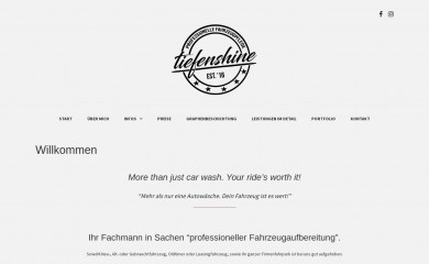 tiefenshine.de screenshot