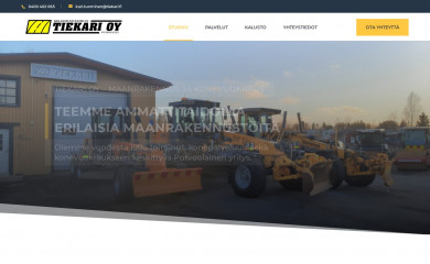 tiekari.fi screenshot
