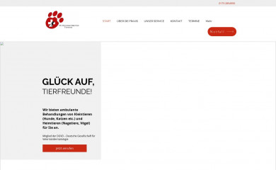 tier-ambulanz.de screenshot