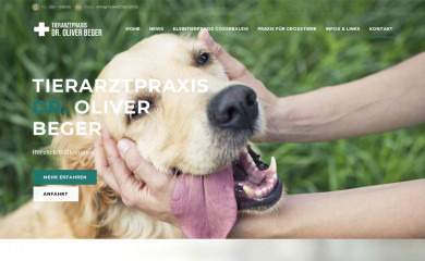 tierarzt-cossebaude.de screenshot