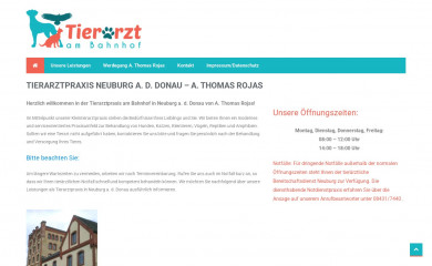 tierarztneuburg.de screenshot