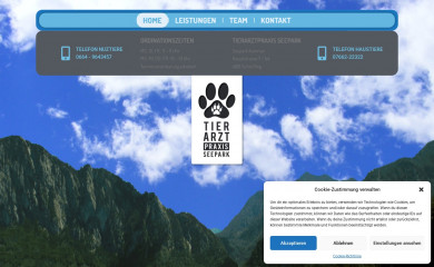 tierarztpraxis-seepark.at screenshot