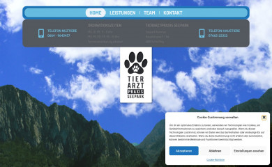tierarztpraxis-seepark.at screenshot