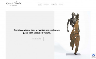 tiercin-sculpteur.com screenshot
