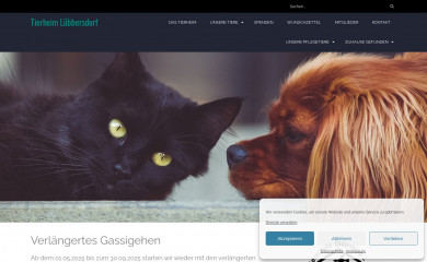 tierheim-luebbersdorf.de screenshot