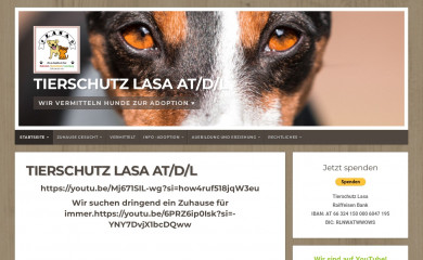 tierschutz-lasa.at screenshot