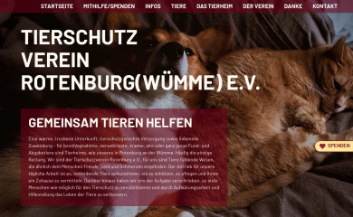 tierschutzvereinrotenburg.de screenshot