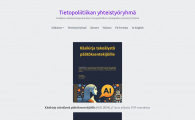 tietopolitiikka.fi screenshot