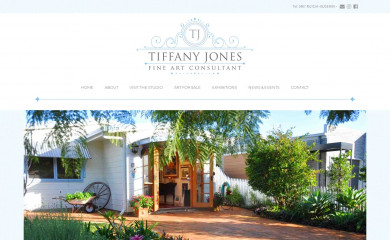tiffanyjonesfineart.com.au screenshot