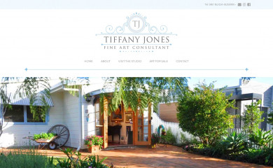 tiffanyjonesfineart.com.au screenshot