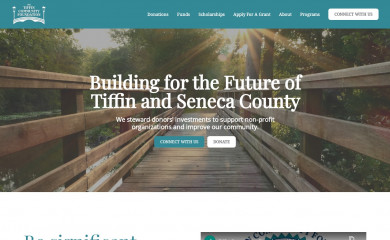 tiffinfoundation.org screenshot