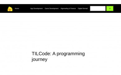 tilcode.blog screenshot