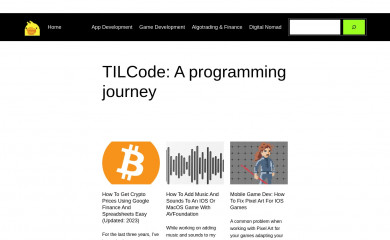 tilcode.blog screenshot