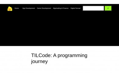 tilcode.blog screenshot
