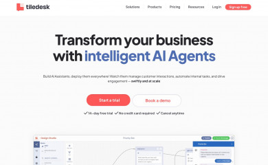 tiledesk.com screenshot