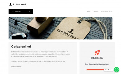 timbrados.cl screenshot