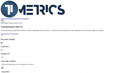 timetrics.cl screenshot
