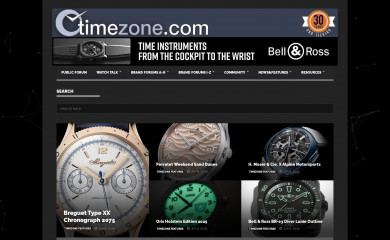timezone.com screenshot