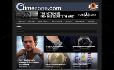 timezone.com screenshot