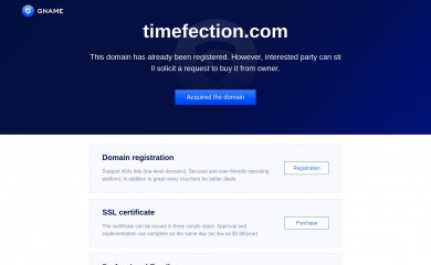 timefection.com screenshot