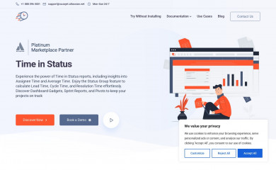 timeinstatus.com screenshot