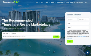 timesharesonly.com screenshot