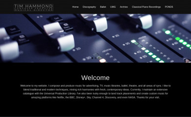 timhammond.co.uk screenshot