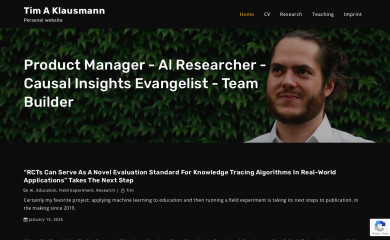 timklausmann.de screenshot