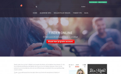 tinderonline.be screenshot