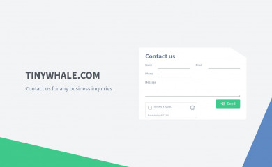 tinywhale.com screenshot